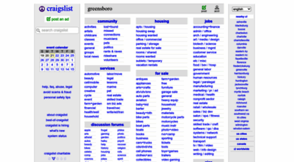 Welcome to Greensboro.craigslist.org - Craigslist: greensboro, NC jobs