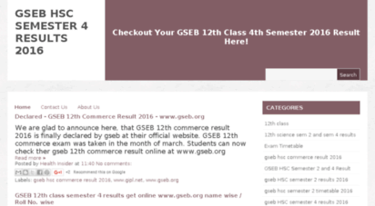 gsebhscsemester4results2016.in