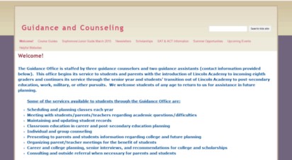 guidance.lincolnacademy.org
