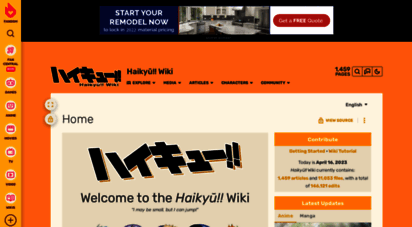 Haikyuu!!, Wiki