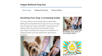 happynationaldogday.com