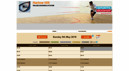 harlowhill.sports-booker.com