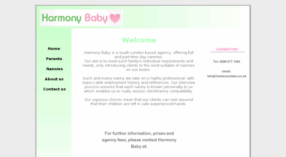 harmonybaby.co.uk