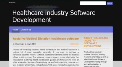 healthcareindustrysoftwaredevelopment.devhub.com