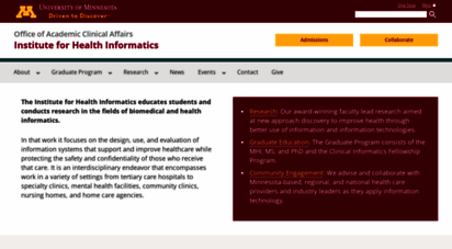 healthinformatics.umn.edu
