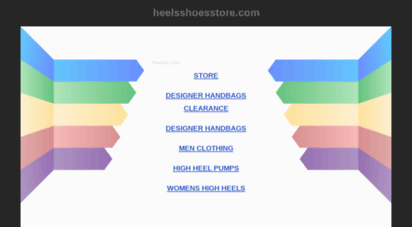 heelsshoesstore.com