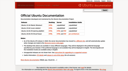 help.ubuntu.com