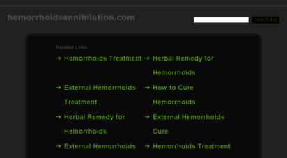 hemorrhoidsannihilation.com