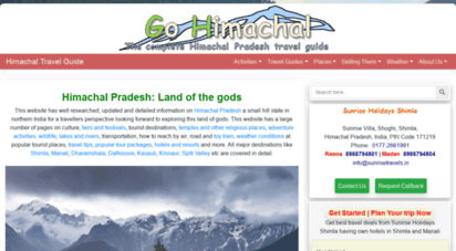 himachal.exploreindia.in