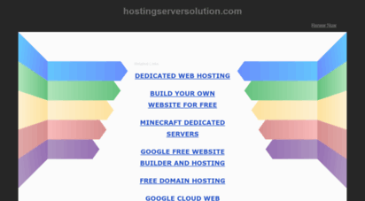 hostingserversolution.com