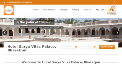 hotelsuryavilasbharatpur.com