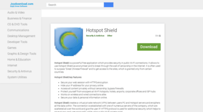 hotspot-shield.joydownload.com