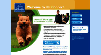 Welcome to Hrconnect.petsmart.com 