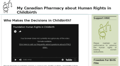 humanrightsinchildbirth.com