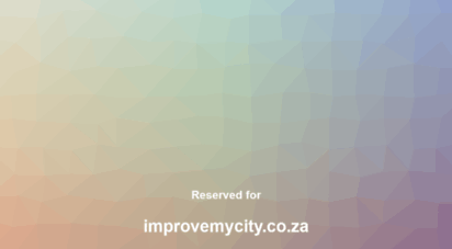 improvemycity.co.za
