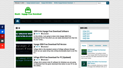 urdu inpage 2009 free download