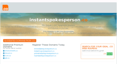 instantspokesperson.co