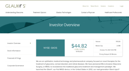 investors.glaukos.com