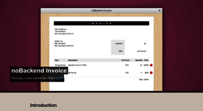 invoice.nobackend.org