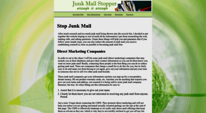 junkmailstopper.com