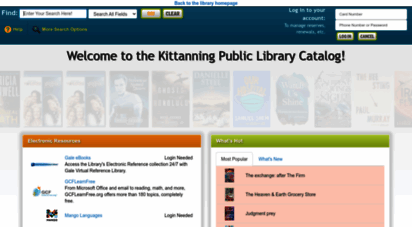kittanning.biblionix.com