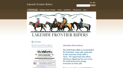 lakesidefrontierriders.com