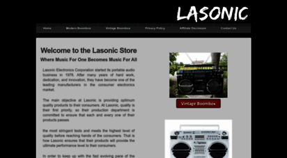 lasonicstore.com