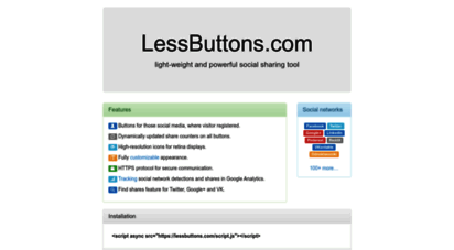lessbuttons.com