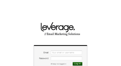 leverage.createsend.com