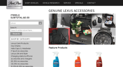 lexus-accessories.parkplace.com