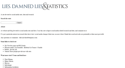 liesdamnedliesstatistics.com
