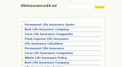 lifeinsurance24.ml
