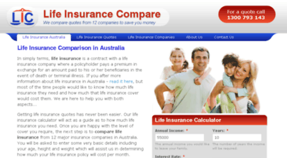 lifeinsurancecompare.com.au