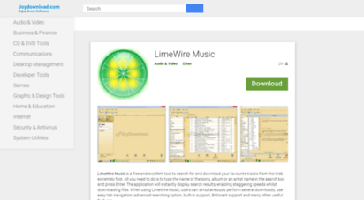 limewire-music.joydownload.com