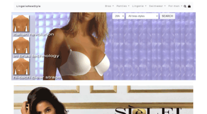 Welcome to Lingerienewstyle.com - Italian lingerie, bras, swimwear