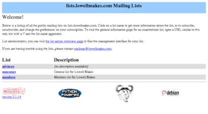 lists.lowellmakes.com
