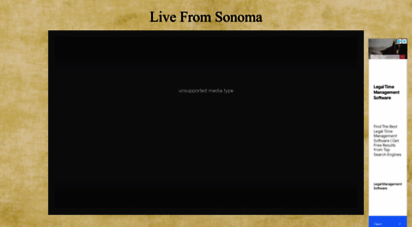 livefromsonoma.com