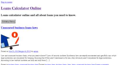 loanscalculatoronline.com