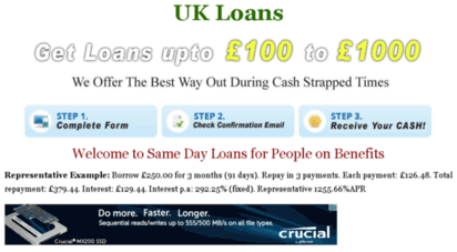 loansforpeopleonbenefitsx.co.uk