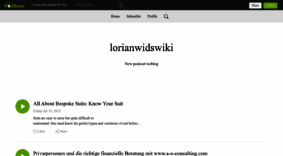 lorianwidswiki.podbean.com