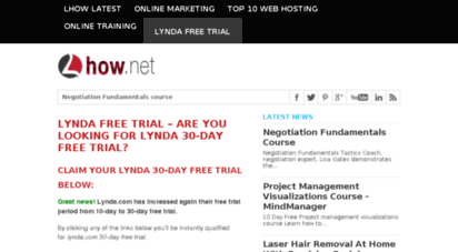 Lynda 30 day free trial