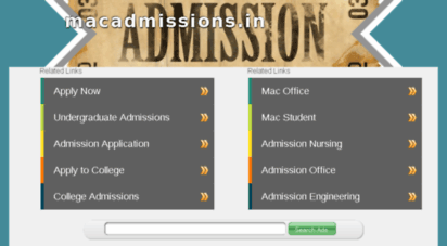 macadmissions.in