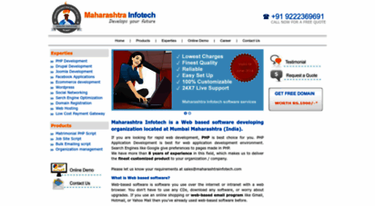 maharashtrainfotech.com