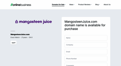 mangosteenjuice.com