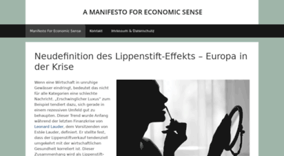 manifestoforeconomicsense.org