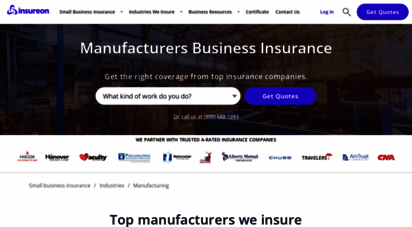 manufacturers.insureon.com