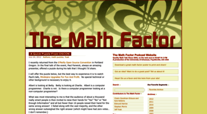 mathfactor.uark.edu