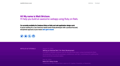 mattbrictson.com