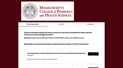 mcphs.acuityscheduling.com