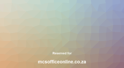 mcsofficeonline.co.za